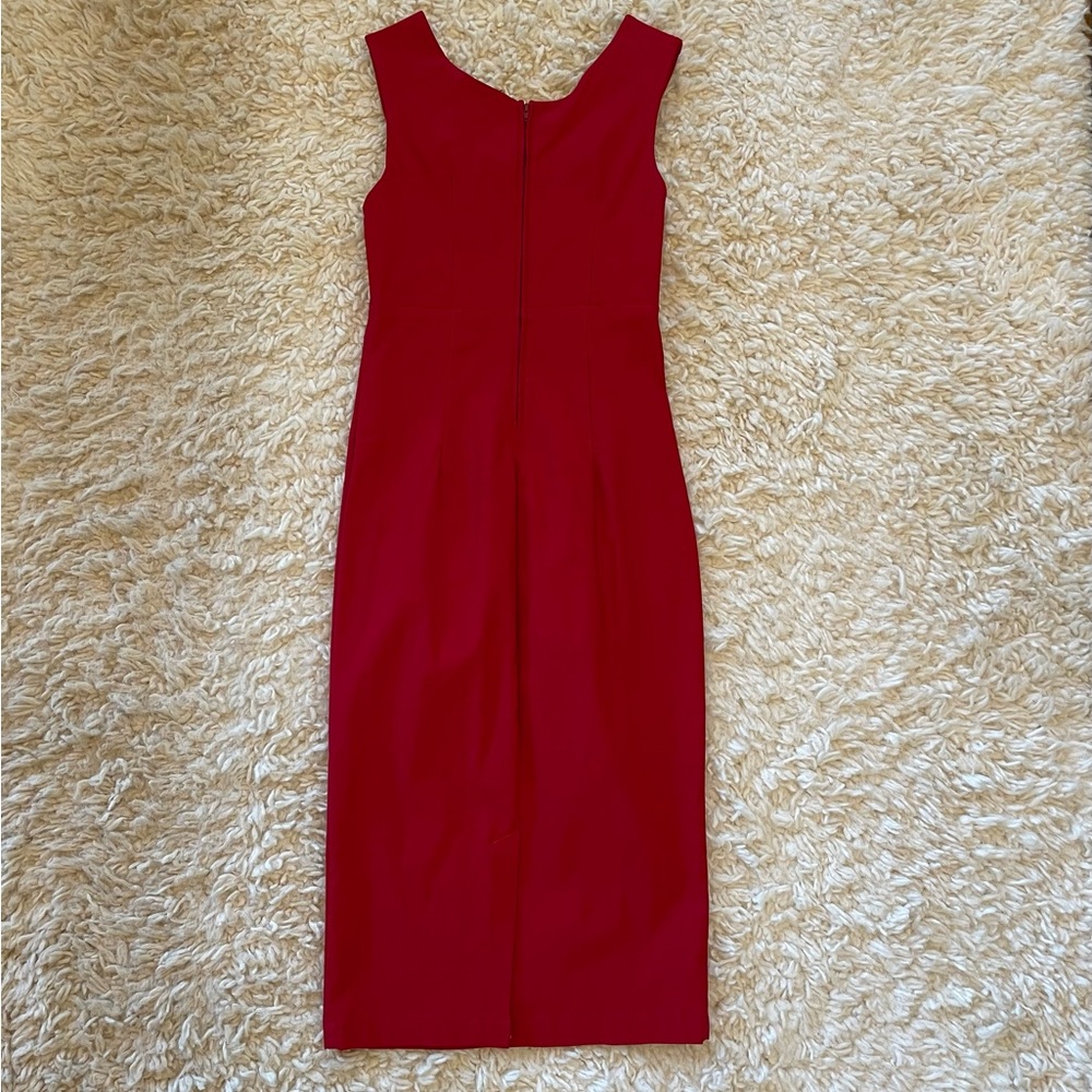 NWT Red fitted dress Juniors size Large - Picture 2 of 6